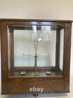 Antique scientific laboratory scales