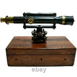 Antique theodolite surveyors level, Winter & Sons of Newcastle, great history