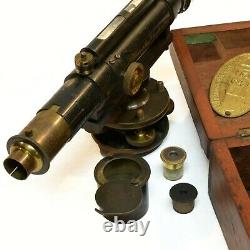 Antique theodolite surveyors level, Winter & Sons of Newcastle, great history