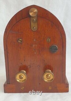 Antique wooden and brass Galvanometer Dated 1900