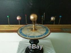 Antiqued Orrery Planetarium by South Carolina artist, Will S. Anderson