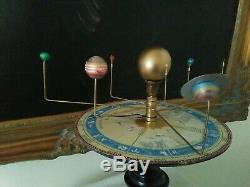 Antiqued Orrery Planetarium by South Carolina artist, Will S. Anderson