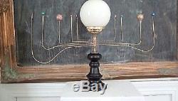 Antiqued Orrery lamp by South Carolina artist, Will S. Anderson