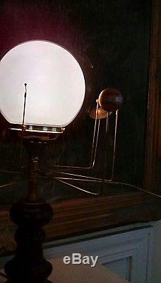 Antiqued Orrery lamp by South Carolina artist, Will S. Anderson