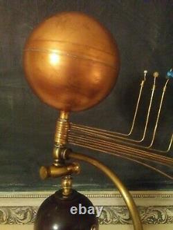 Antiqued Orrery solar system by South Carolina artist, Will S. Anderson