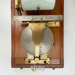 Antoine Redier Patent Wall Mounted Barograph Retailed By J Hicks Of London