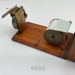 Antoine Redier Patent Wall Mounted Barograph Retailed By J Hicks Of London