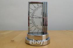 Art Deco Zeiss Ikon Desk Barometer 1930s bauhaus Chrome