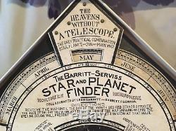 Astronomy Sky Star & Planet Finder Vtg Scientific Barritt Serviss RARE 1906 15