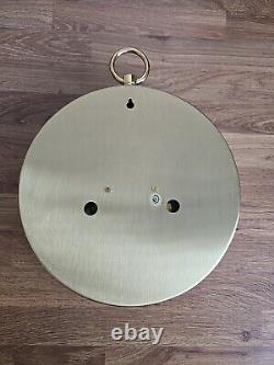 Barigo German Brass Circle Barometer 20cm Diameter 4cm Depth