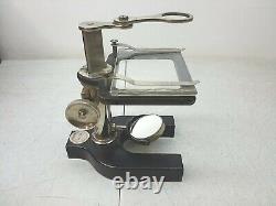 Bausch And Lomb Optical Dissecting Botanical Microscope No 37969 VTG With Case