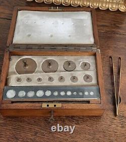 Boxed Set of W&T Avery Standard Grain Weights Complete Diamond Apothecary