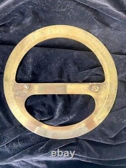 Brass 12 inch 360 degree Military Protractor