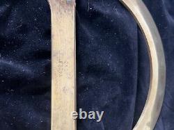 Brass 12 inch 360 degree Military Protractor