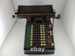 Burroughs Mechanical Adding Machine Calculator Antique Adder Instrument