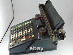 Burroughs Mechanical Adding Machine Calculator Antique Adder Instrument