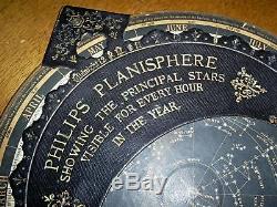 C1890 Antique Victorian Philips Planisphere/star Map Navigator Made In Germany