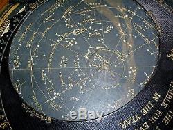 C1890 Antique Victorian Philips Planisphere/star Map Navigator Made In Germany