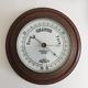 CHADBURN LTD ANEROID BAROMETER LIVERPOOL c 1930s FINE QUALITY MAHOGANY