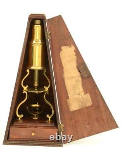 C. 18th Culpeper brass microscope (c. 1785)