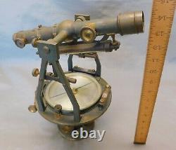 C. 1919 W. & L. E. Gurley Engineers Transit Nice Antique Surveying Instrument