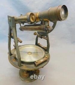 C. 1919 W. & L. E. Gurley Engineers Transit Nice Antique Surveying Instrument