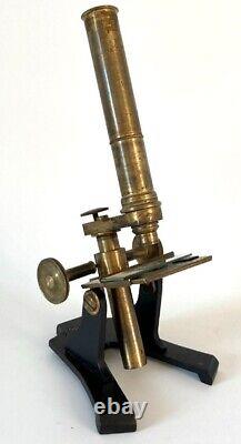 C. 19th Field&Son brass microscope (1855)