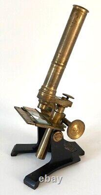 C. 19th Field&Son brass microscope (1855)