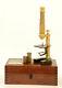 C. 19th Hartnack brass microscope (1865)