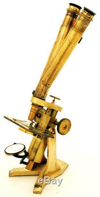 C. 19th Pillischer binocular Microscope (C. 1865)