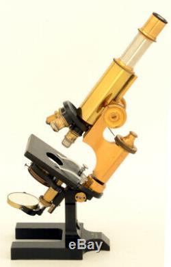 C. 19th Ross brass microscope (c. 1890)
