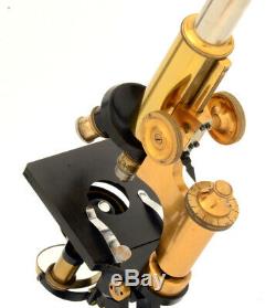 C. 19th Ross brass microscope (c. 1890)