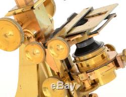 C. 19th amazing binocular Wenham Ross brass microscope