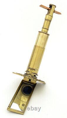 C. 19th large solar Lincoln brass microscope (1775)