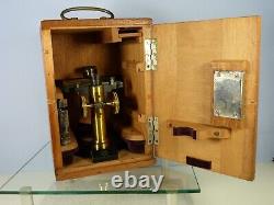 C. Baker Dissecting Microscope + Fitted Box + Hand Rests