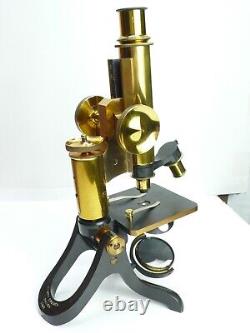 Ca 1890s Herny Crouch Compound Light Microscope