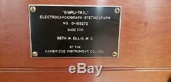 Cambridge Instrument Co. Simpli-Trol Electrocardiograph-Stethograph. Very Nice