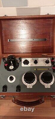Cambridge Portable Potentiometer in wooden box Type No 44228 vintage collectable