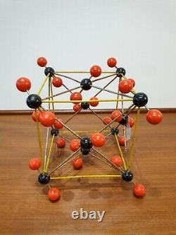 Carbon dioxide vintage molecule model scientific school classroom teaching aid