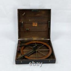 Cased Victorian Surveyors Wheel By Stanley For The Grand Union Canal Company