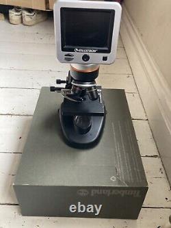 Celestron LCD Digital Microscope #4441025- Used Once. Includes slides