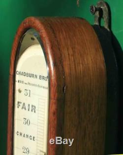Chadburn Brothers Sheffield & Liverpool Antique Stick Barometer