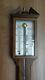 Circa 1950 Russell Of Norwich Boxwood And Chevron String Wooden Stick Barometer