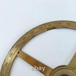 Circular Protractor By Troughton & Simms Owned By Brenton Symons Cornish Mining