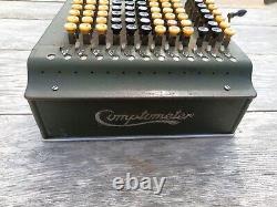 Comptometer Vintage Adding Machine Calculator Felt And Tarrant