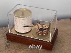 Contemporary Barograph G Lufft German Quartz Movement Perspex Cover