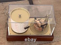 Contemporary Barograph G Lufft German Quartz Movement Perspex Cover