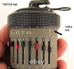 Curta II mechanical calculator Serial 540394 manufactured 1967