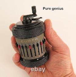 Curta II mechanical calculator Serial 540394 manufactured 1967