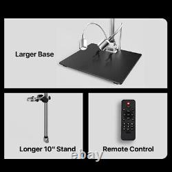 Digital LCD Microscope 10.1 Screen Soldering Coin Microscope Triple Lens 64GB